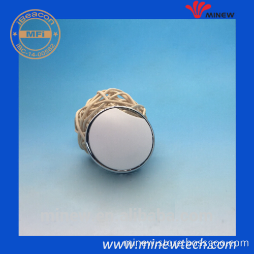 Hidden button blue LED light Minew D15N nRF51822 Android badge iBeacon tag